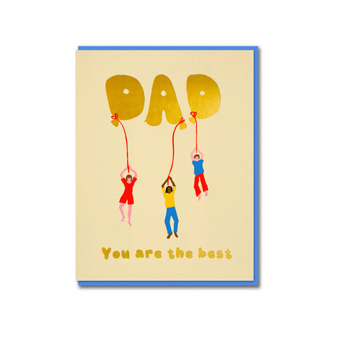 Balloon Dad Greeting Card