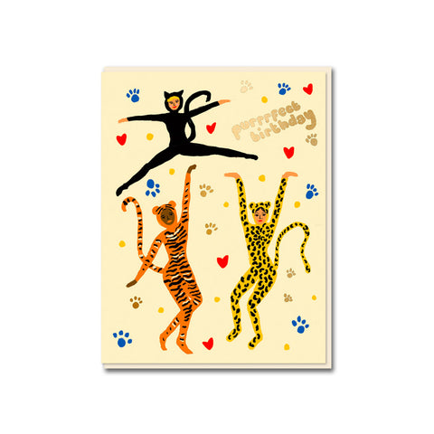 Purrfect Birthday Greeting Card