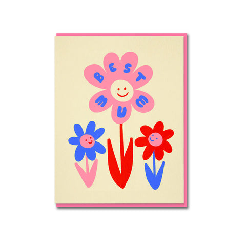 Flower Mum Greeting Card
