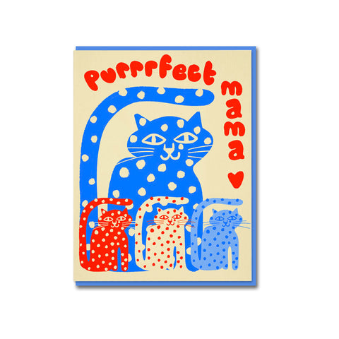 Purrrrfect Mum Greeting Card