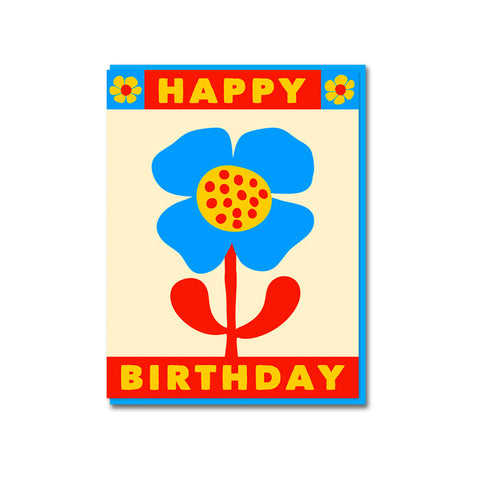 Wild Rose Happy Birthday Greeting Card