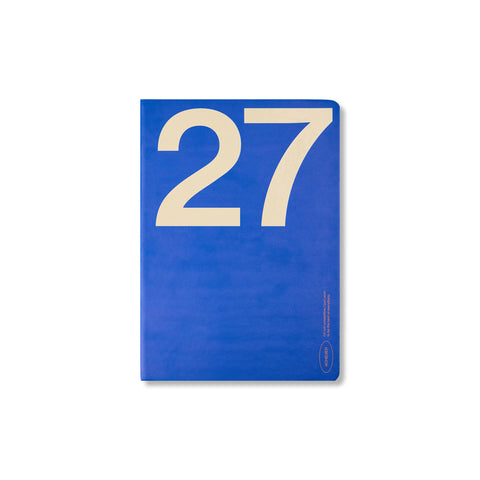 Navy & Cream 2027 Weekly Achiever Diary A5