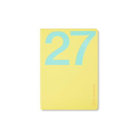 Yellow & Sky 2027 Weekly Achiever Diary A5