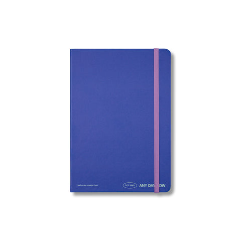 Indigo Any Day Notebook Dot Grid A5