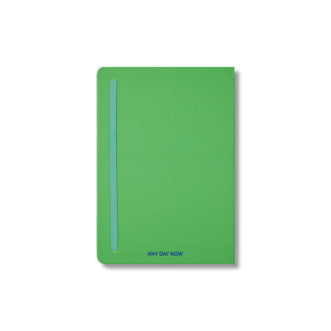Green Any Day Notebook Plain A5