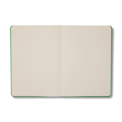 Green Any Day Notebook Plain A5