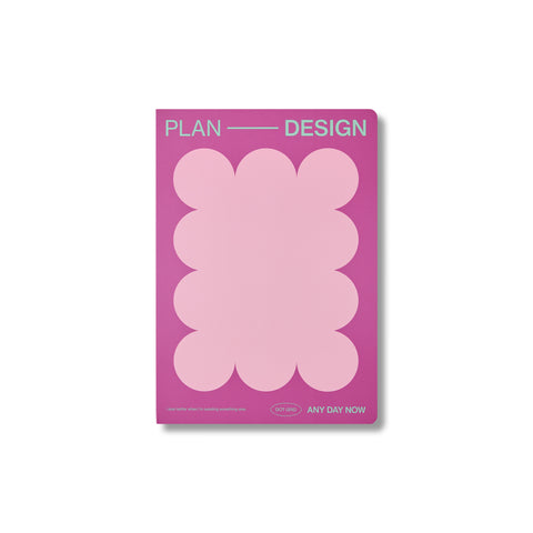Magenta Open Bound Notebook Dot Grid A5
