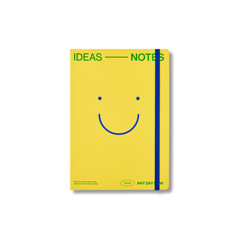 Butter Open Bound Notebook Ruled A5