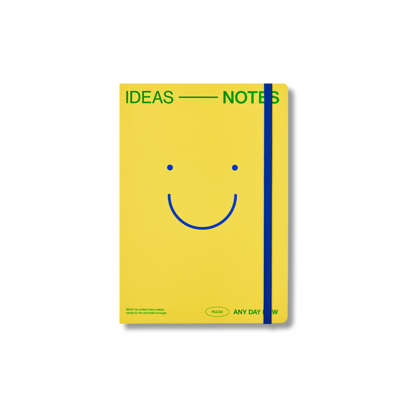 Butter Open Bound Notebook Ruled A5