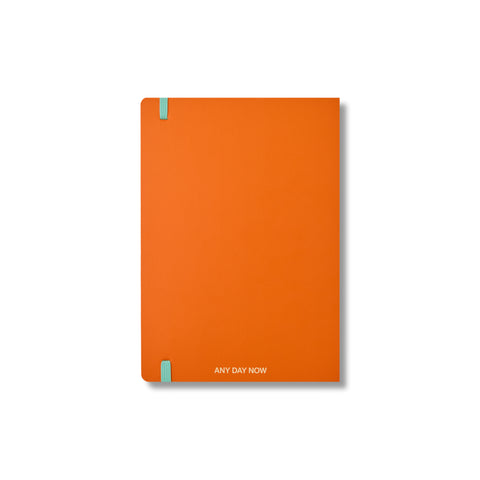 Coral Open Bound Notebook Ruled A5