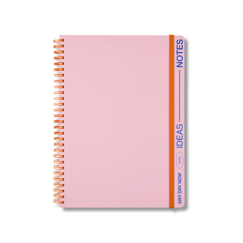 Blush Spiral Notebook Ruled B5