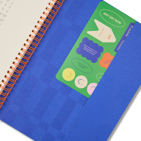 Blush Spiral Notebook Ruled B5