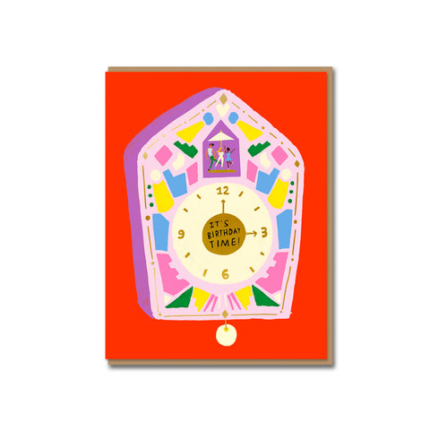 Cuckoo Clock Greeting Card