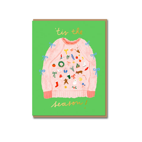 Crimbo Jumper Greeting Card