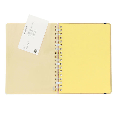 Rollbahn Large Spiral Notebook Clear
