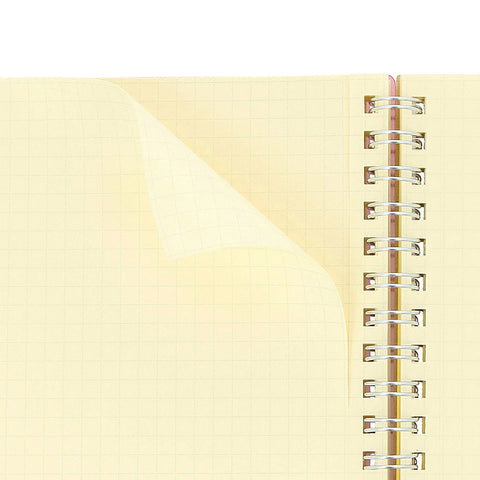 Rollbahn Large Spiral Notebook Clear