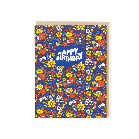 Calico Birthday Card