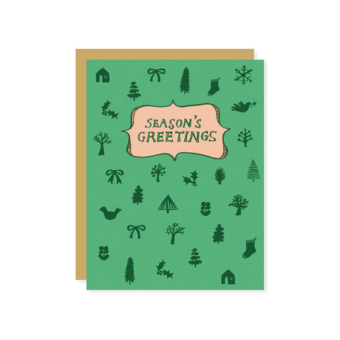 Season's Greetings Christmas Card