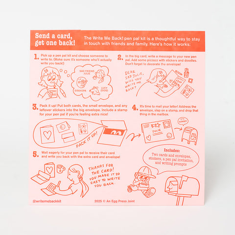 Write Me Back! Pen Pal Kit