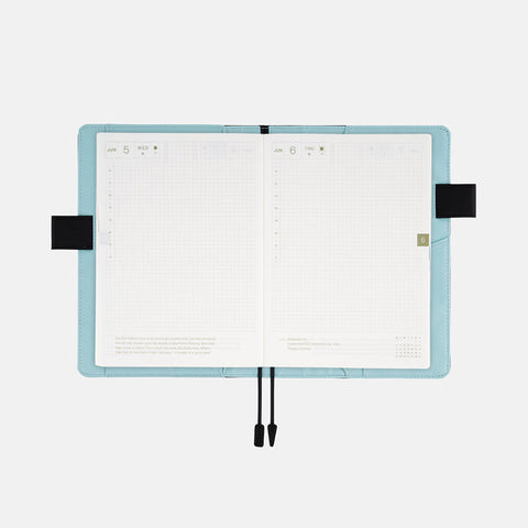 Techo Cousin A5 Cover Black x Clear Blue