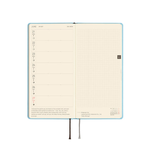 2027 Techo Weeks Planner Sea Glass