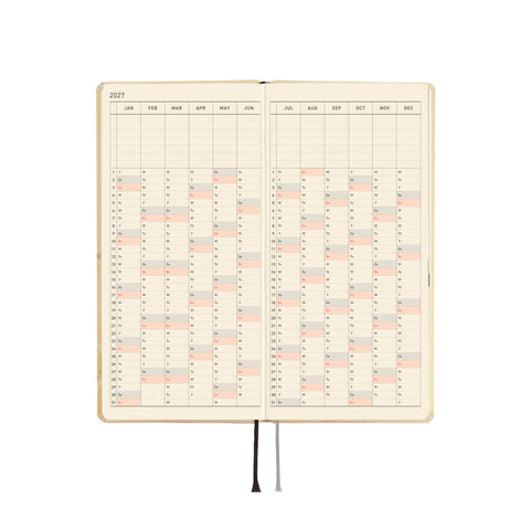 2027 Techo Weeks Planner Once, in Spring