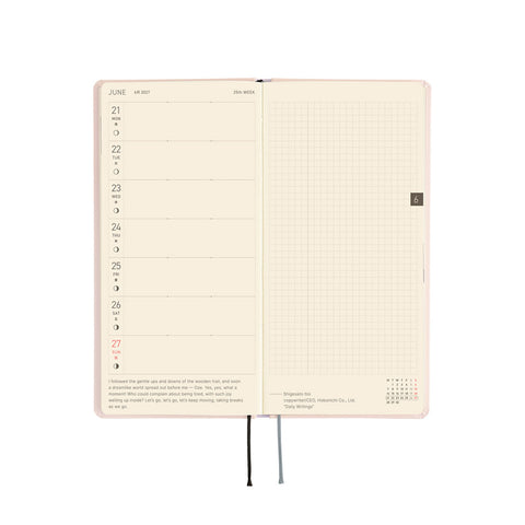 2027 Techo Weeks Planner At The Table