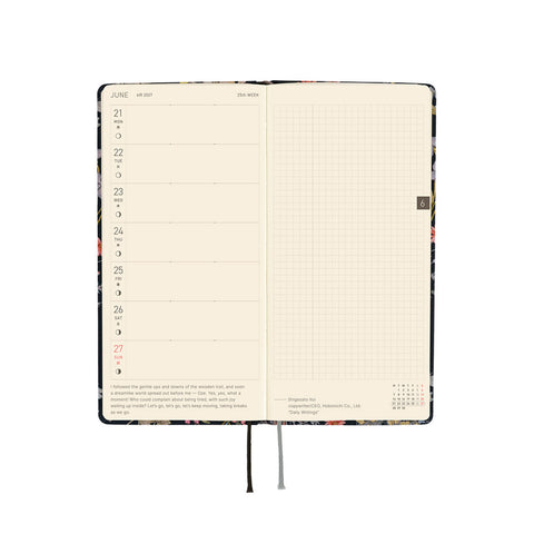 2027 Techo Weeks Planner Floral Remedy