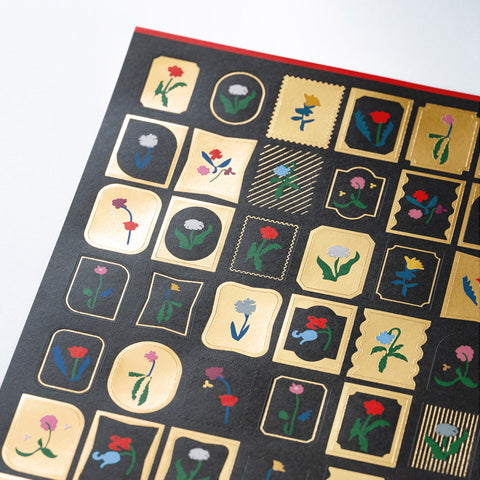 Foil-Stamped Stickers Petit Bloom