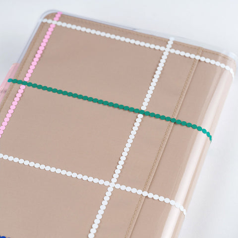 Cover on Cover A5 Dotted Plaid