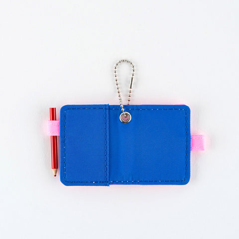 Techo Mini Keychain Blue and Pink
