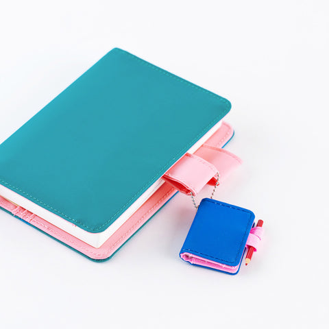 Techo Mini Keychain Blue and Pink