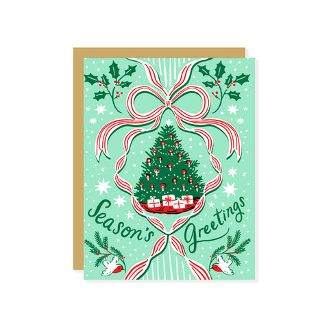 Vintage Tree Greeting Card