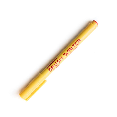 Brush Writer Pen Red
