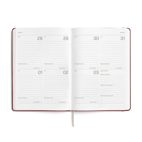 2027 Weekly Planner