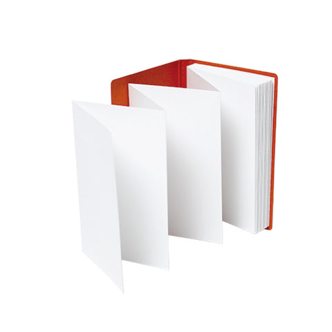 Accordion Notebook Memo Vermillion