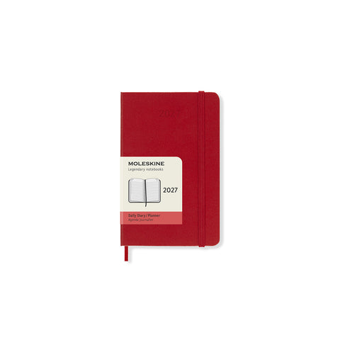2027 Daily Diary Hard Cover Pocket