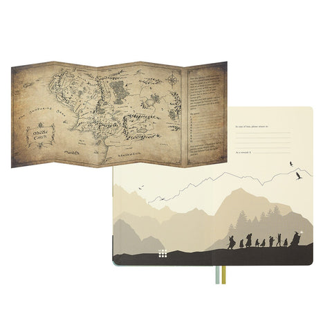 Lord of the Rings Legolas and Gimli Notebook Large
