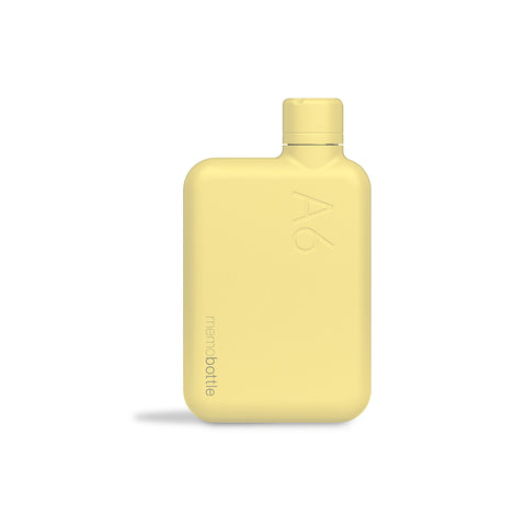 A6 Butter Yellow Stainless Steel Drink Bottle