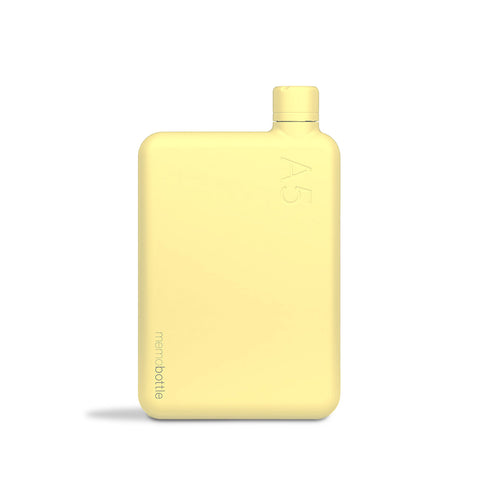 A5 Butter Yellow Stainless Steel Drink Bottle