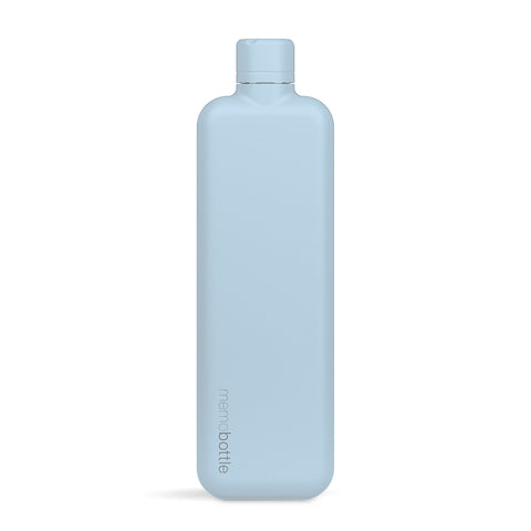 Slim Powder Blue Stainless Steel Drink Bottle