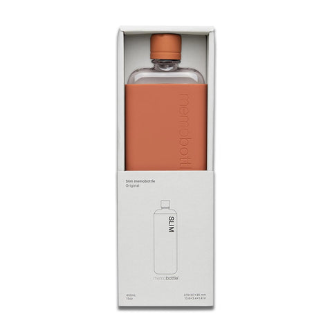 Slim Drink Bottle with Terracotta Sleeve Bundle