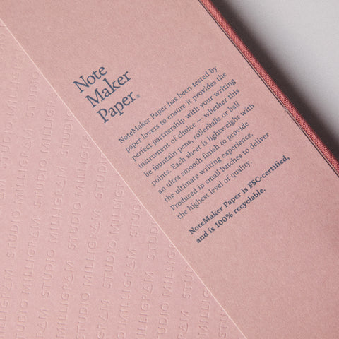 Linen Bound Notebook Ruled A5