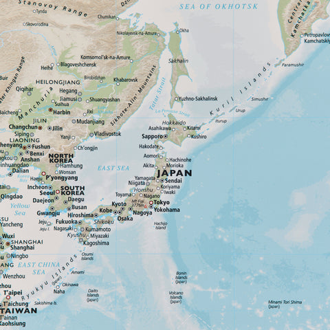 World Map Canvas