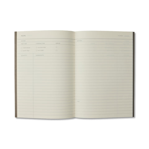 Recipe Book Refillable Journal Insert