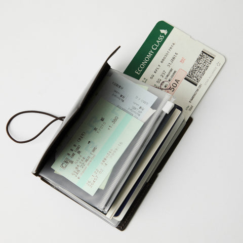 Refillable Leather Journal Set Passport B7