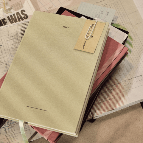 Linen Bound Notebook Ruled A5