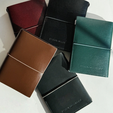 Refillable Leather Journal Set Passport B7