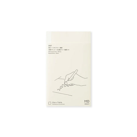 MD 2027 Notebook Diary Monthly B6 Slim