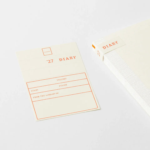 MD 2027 Notebook Diary Monthly B6 Slim